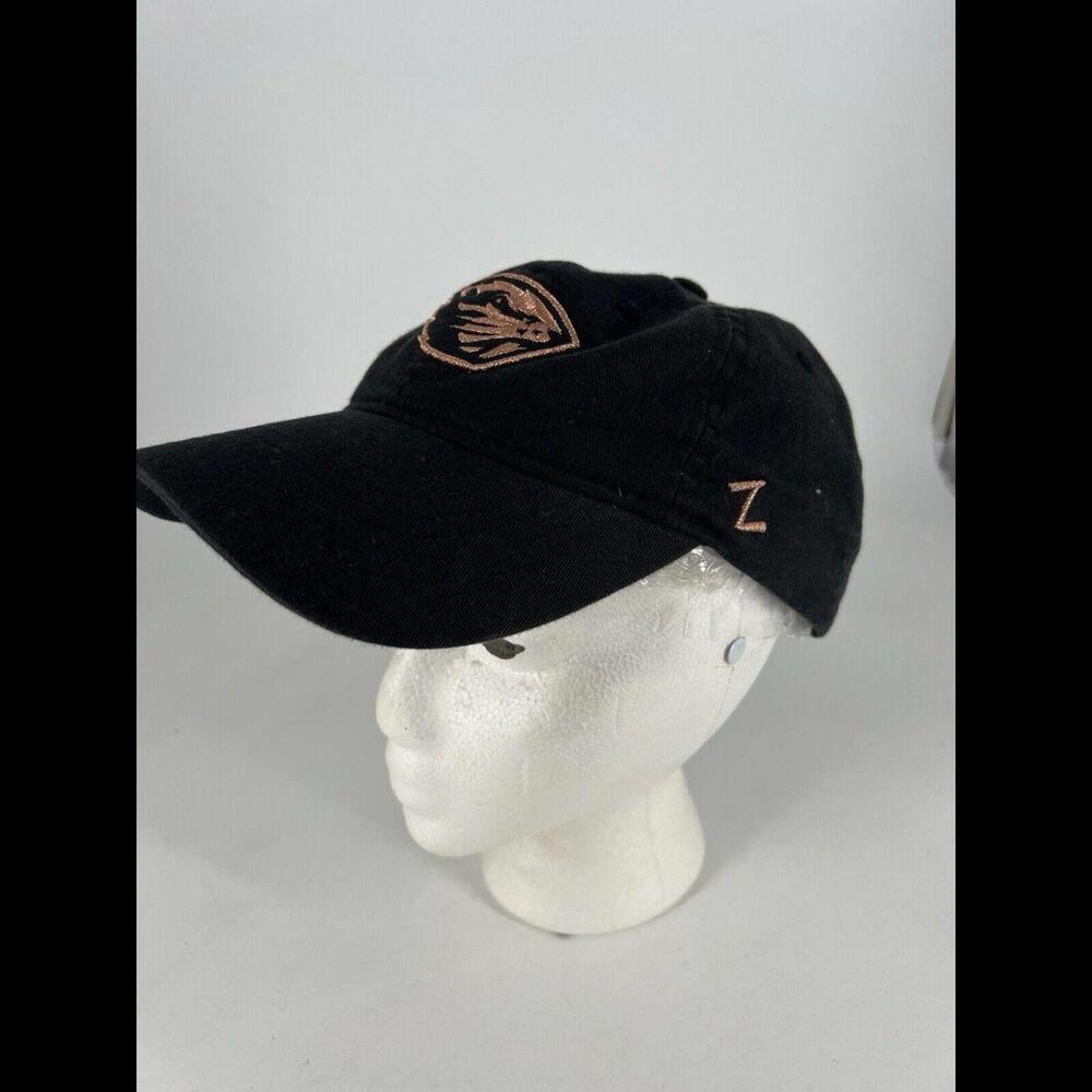 Zephyr Oregon State Beavers Hat Black & Orange Adjustable Cap